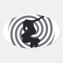 THE INLINE SPINNER OVAL STICKER