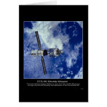 The International Space Station as seen from the s cards