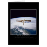 The International Space Station over South America cards