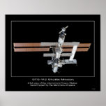 The International Space Station view from NASA Print
