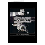 The International Space Station with S-zero truss cards