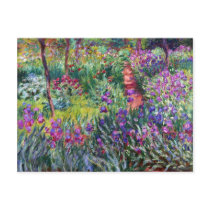 The Iris Garden at Giverny, Claude Monet Postcards