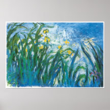 The Irises, Claude Monet Posters