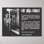 The Iron Temple - Gym Poster