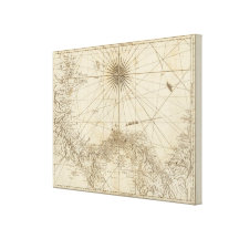 The Isthmus of Panama Stretched Canvas Print