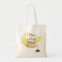The itsy Bitsy Spider Tote Bags