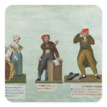 The Jacobin Knitters Square Sticker