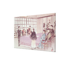 The Japanese ministers I-Tso and Mou-Tsou Gallery Wrap Canvas