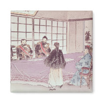 The Japanese ministers I-Tso and Mou-Tsou Fridge Magnet