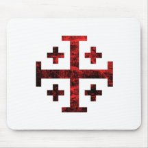 The Jerusalem Cross Mouse Pads