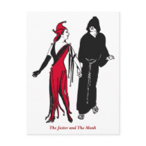 The Jester and The Monk Post Cards