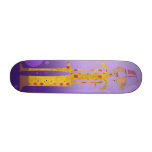 The Jester (Purple) skateboards