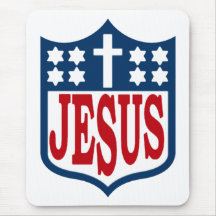 The Jesus Football League Mouse Pad