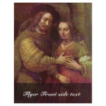 The Jewish Bride (The Couple) Detail By Rembrandt flyers