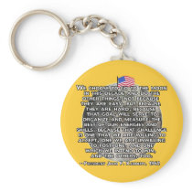 The JFK Quote That Sent Humans to the Moon Key Chain