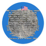 The JFK Quote That Sent Humans to the Moon stickers