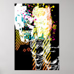 The Joker Neon Montage posters