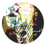 The Joker Neon Montage stickers