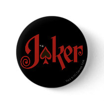 The Joker Playing Card Logo Button
