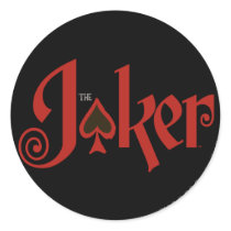 The Joker Playing Card Logo Sticker