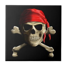 The Jolly Roger Ceramic Tiles