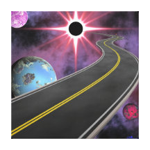 The Journey Stretched Canvas Print