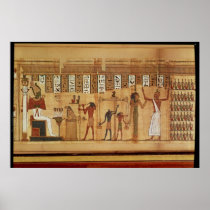 The Judgement of Osiris, detail Print