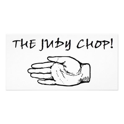 The Judy Chop! Photo Card by TheWarTimecoats