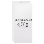 The Judy Chop! rack cards