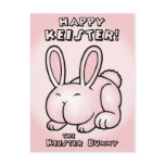 The Keister Bunny Postcard