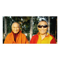 The Khenpo Rinpoches in India Photo Card