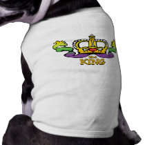 The King gets the BIG beads Doggie T Shirt