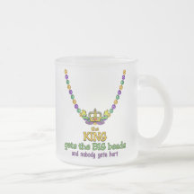 The King gets the BIG beads Mugs