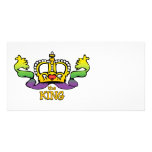 The King gets the BIG beads Custom Photo Card