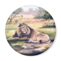The King Lion Magnet