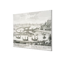 The King of Siam's Residence, from 'Entwurf einer canvas prints