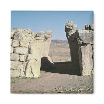 The King's Gate from the walls of Hattusas Refrigerator Magnet