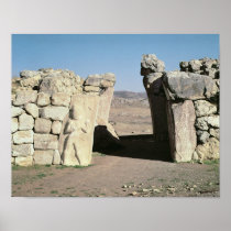 The King's Gate from the walls of Hattusas Print