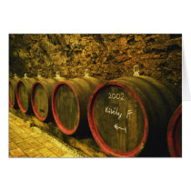 The Kiralyudvar winery: Barrels with Tokaj wine Card