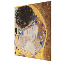 The Kiss, 1907-08 Gallery Wrap Canvas
