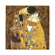The Kiss - Airedale Terrier (#1) Magnet