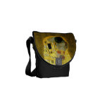 The Kiss by Gustav Klimt Messenger Bags