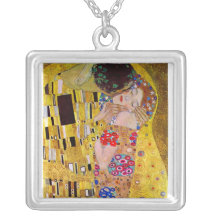 The Kiss by Gustav Klimt Necklace