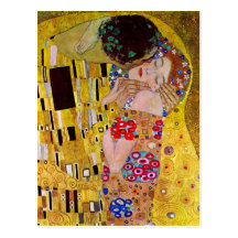 The Kiss by Gustav Klimt Post Card