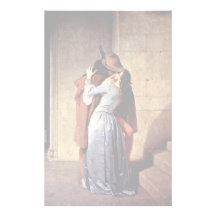 The Kiss By Hayez Francesco Stationery Paper
