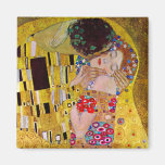 The Kiss (detail) by Gustav Klimt Refrigerator Magnets
