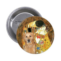 The Kiss - Golden Retriever (K) buttons