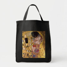 The Kiss, Gustav Klimt Canvas Bag