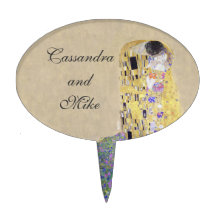 "The Kiss" Klimt Wedding Golden Anniversary Sand