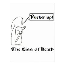 The Kiss of Death Postcards